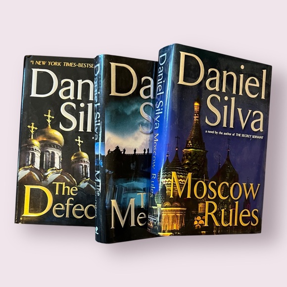 3 Daniel Silva novels - hardcover; The Defector, The Messenger, Moscow Rules - Picture 2 of 14